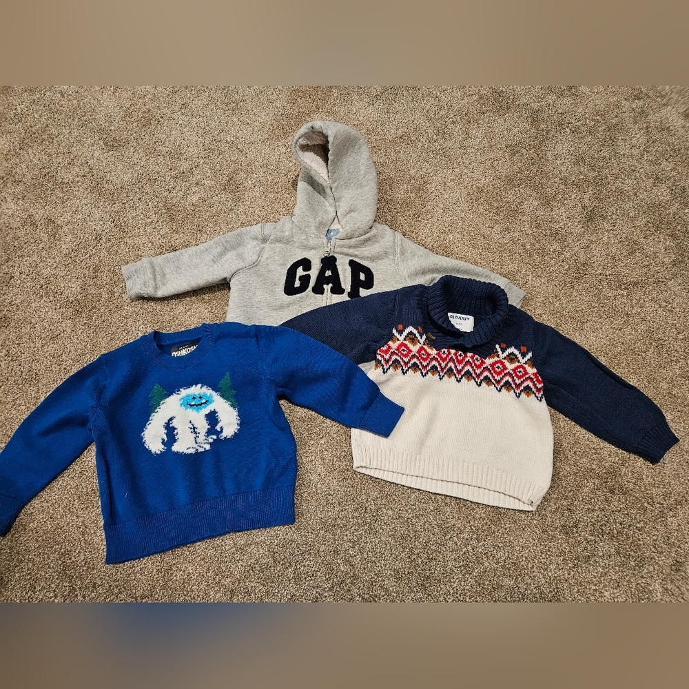 Boys winter bundle size 12-18 month Baby boy clothes lot